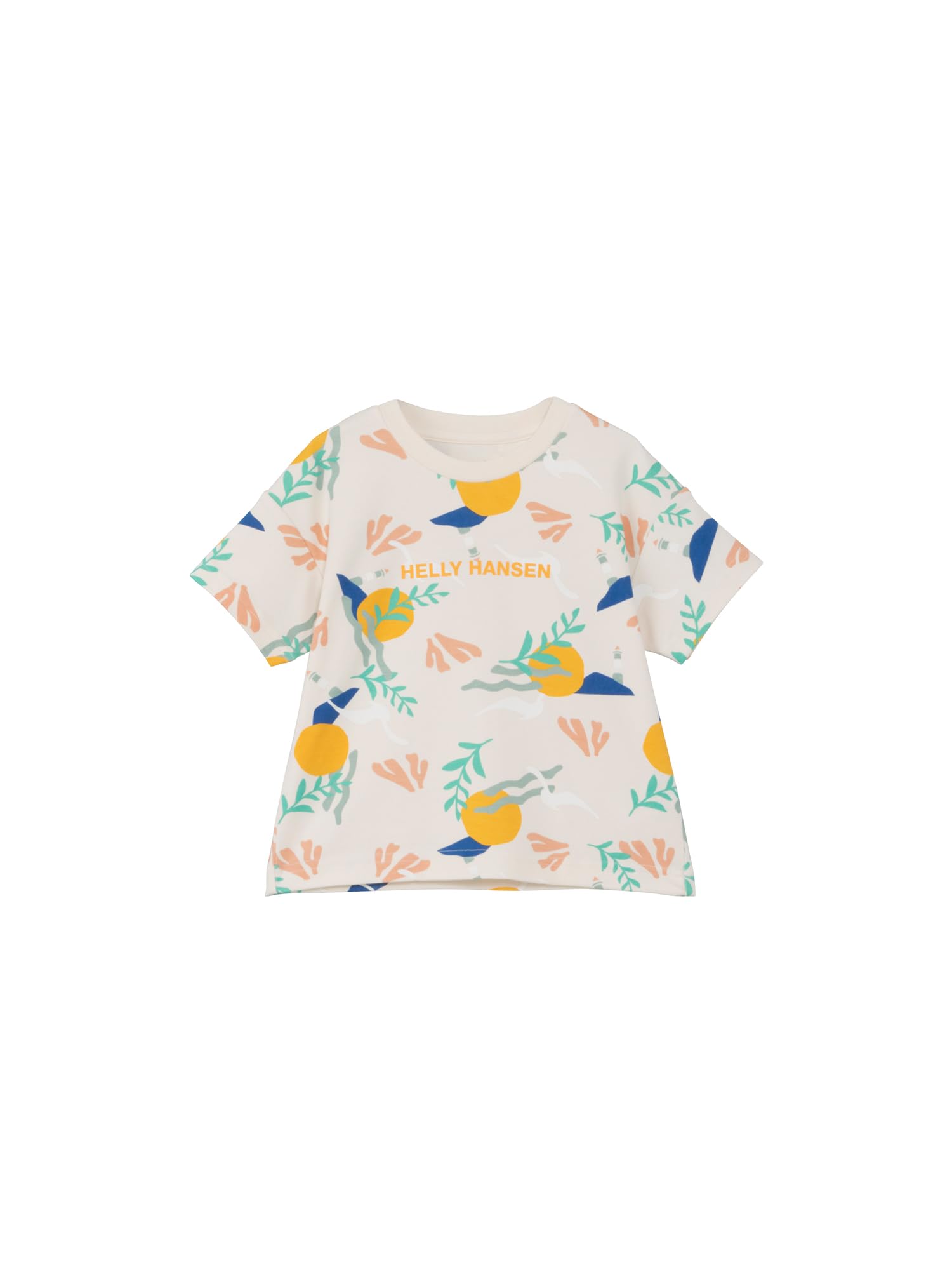 

Helly Hansen K S/S Graphic Print Tee, Ivory, Size 130