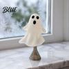 Desktop Night Light for Halloween Party Cute Ghost LED Decorative Light  Christmas Tree Topper with Warm Soft Durable Resin Decoration Holidays Glow