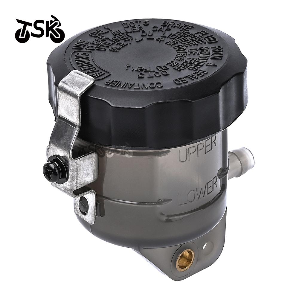 Motorcycle Universal Brake Master Cylinder Brake Fluid Reservoir For Suzuki For Kawasaki Brake Oil Tank Upper Pump Oil Cup