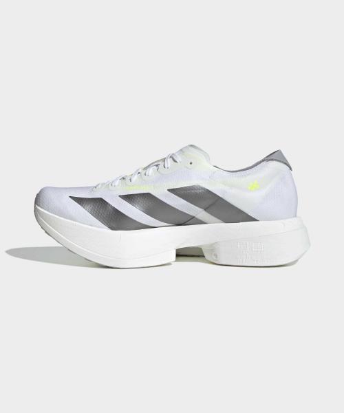 [Adidas] Adizero Adios Pro 4 - White:Iron Metallic (KJ7036)