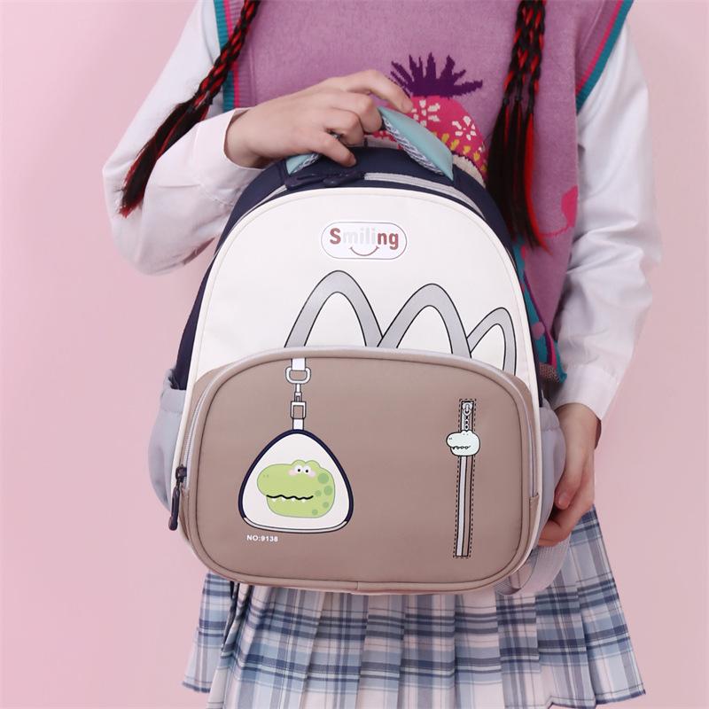 Kindergarten schoolbag women's new cartoon cute baby burden reduction backpack large capacity lightweight burden reduction children's backpack