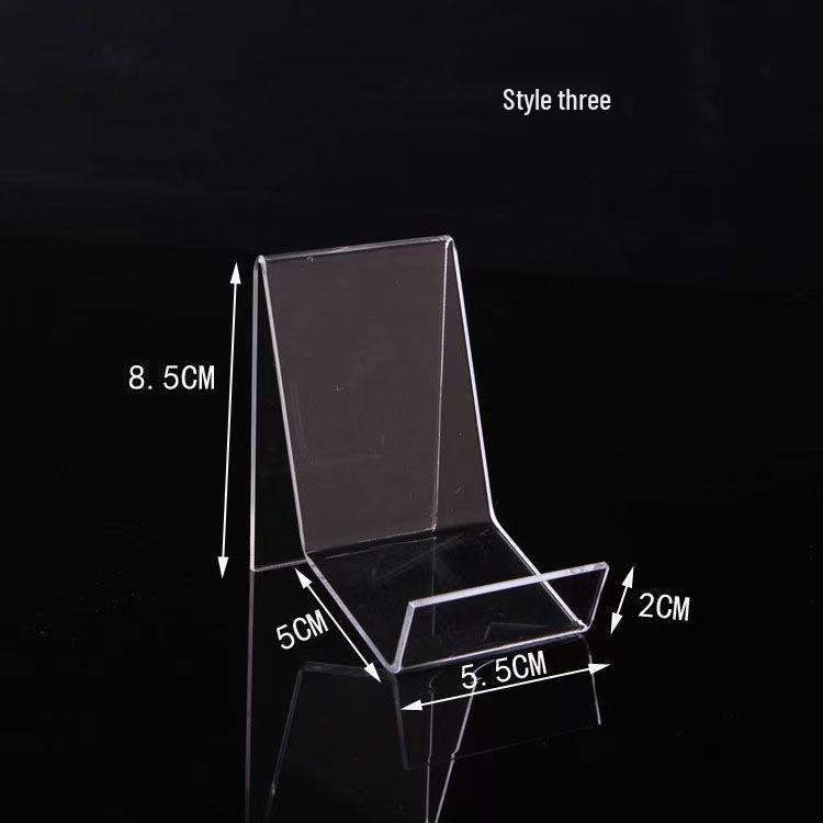 Acrylic Transparent Mobile Power Bank & Phone Display Stand with Multiple Styles
