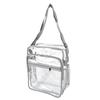 Clear Shoulder Bag Fashion Lightweight Large Capacity PVC Transparent Shoulder Bag for Travel