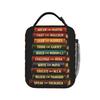 Black History Insulated Lunch Bag Portable  Reusable Thermal Bag Tote Lunch Box Work  Travel Men Women