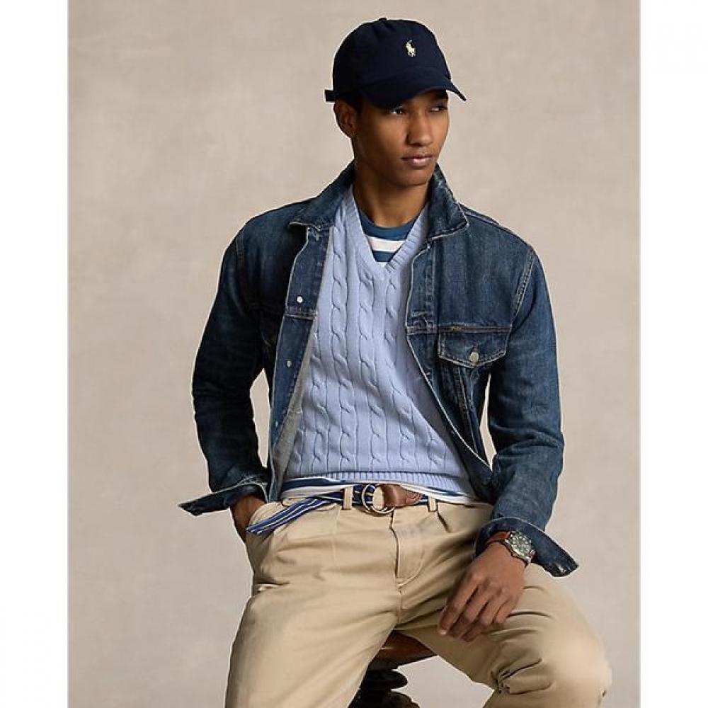 Polo Ralph Lauren Colete Masculino de Algodão com Trança mnpoSwe1cm20097400
