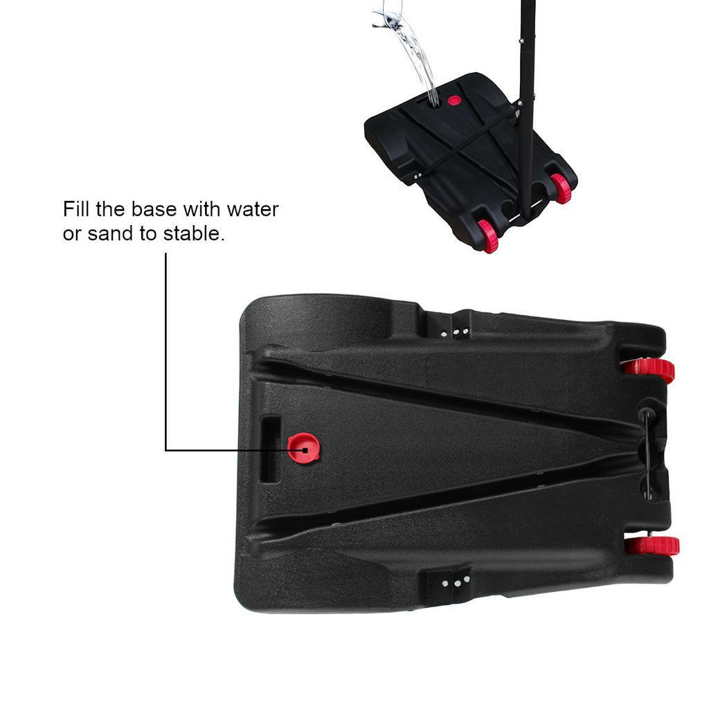 Adults Kids Indoor Mobile Basketball Stand Hoop Outdoor Sports Adjustable Shooting Rack Basket Rim Backboard Gear