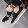 Sommer Herrenschuhe Neue Ein-Pedal Lazy Casual Stoffschuhe Trendy Fischerschuhe Herren Zweiweg Atmungsaktive Canvasschuhe