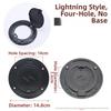 Waterproof Four Wheel Car Fuel Tank Cap Black Spring Cover Accessories  Electric Tricycle Parts