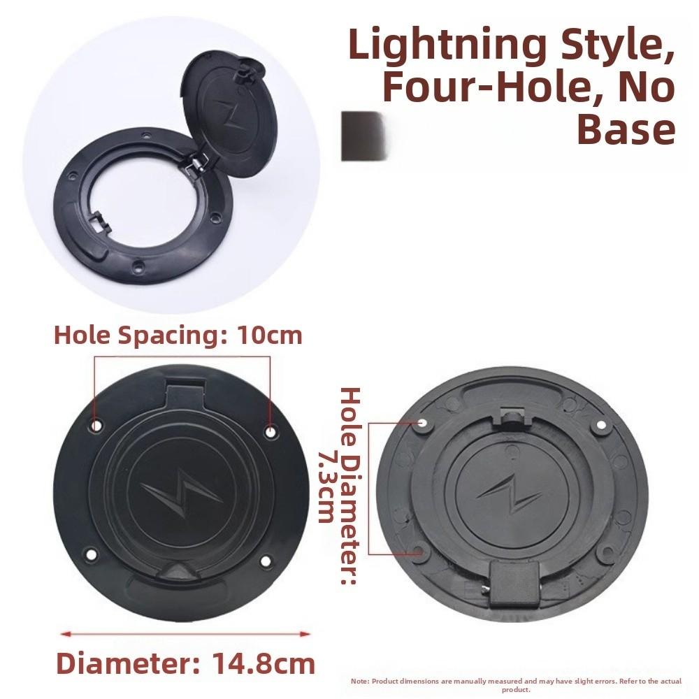 Waterproof Four Wheel Car Fuel Tank Cap Black Spring Cover Accessories  Electric Tricycle Parts