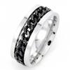 Personalized Ring Bottle Opener Ring Bottle Opener Rotatable Pressure Reducing Chain Titanium Steel Ring Jewelry 6