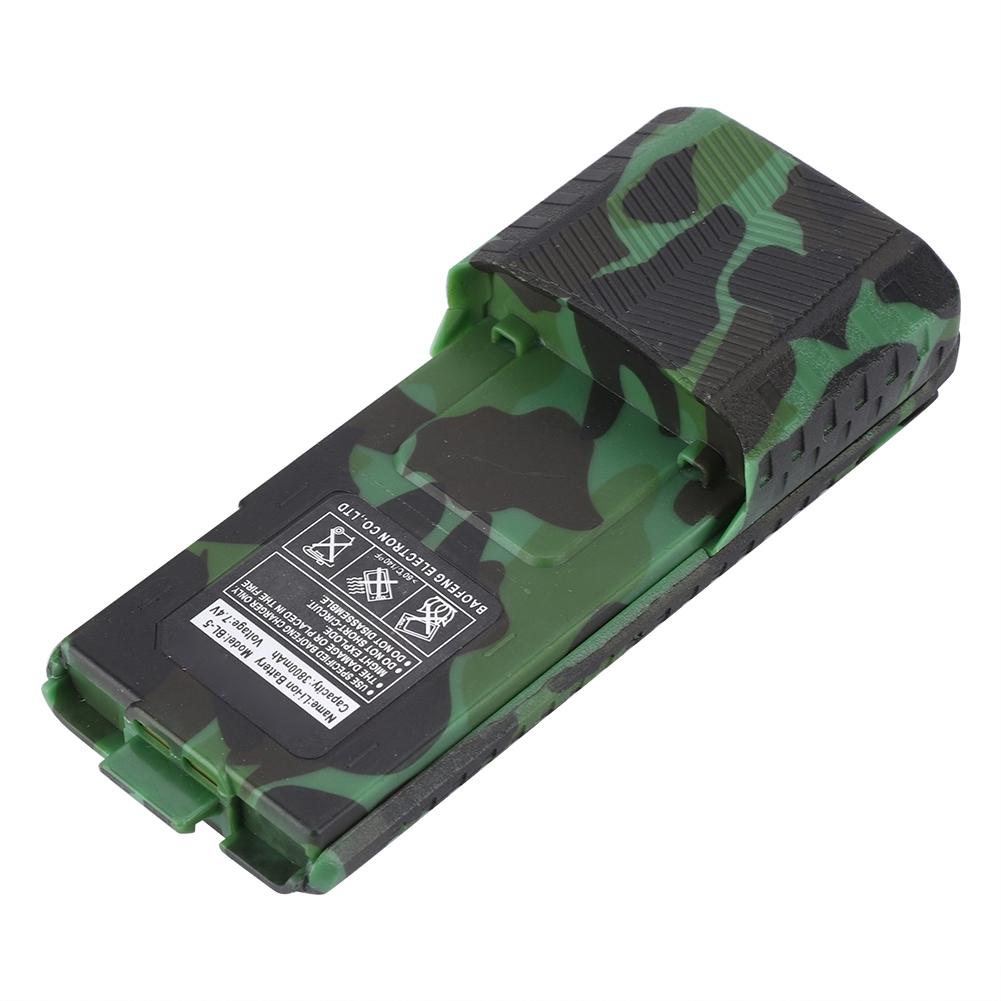 7.4V 3800mAh Li ion Battery For   UV 5R BL-5L UV 5R Series Two Way Radio(Black)