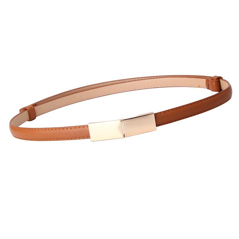 Stilvoller Dunkler Ledergürtel Verstellbar für Damenmäntel & Kleider