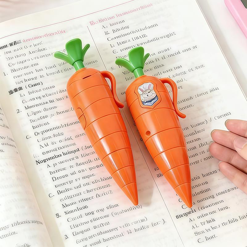 Cartoon Anime Carrot Voice Pen - Real Sound Recorder Function, Write And Record Cute Toy Gift For Student