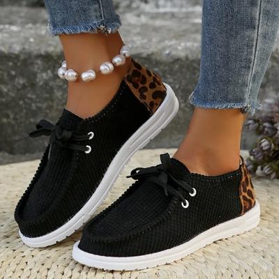 Moda 2025 Nuovi Arrivi Taglie Forti Scarpe da Ginnastica Casual Traspiranti Bicolore Scarpe Piatte Leggere Versatili con Lacci Scarpe da Passeggio per Donna