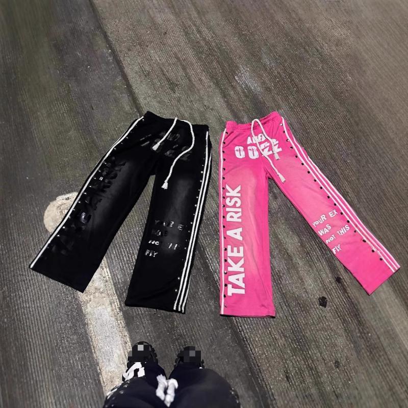 European and American Trendy Printed Personalized Y2K Hip-hop Unisex Sweatpants