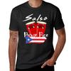 Puerto Rico Salsa T-Shirt Blanks Quick-drying Animal Prinfor Boys Blouse Plain Black T Shirts Men