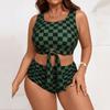 Women's Two-Piece Bikini Set Plus Size Split Swimsuit