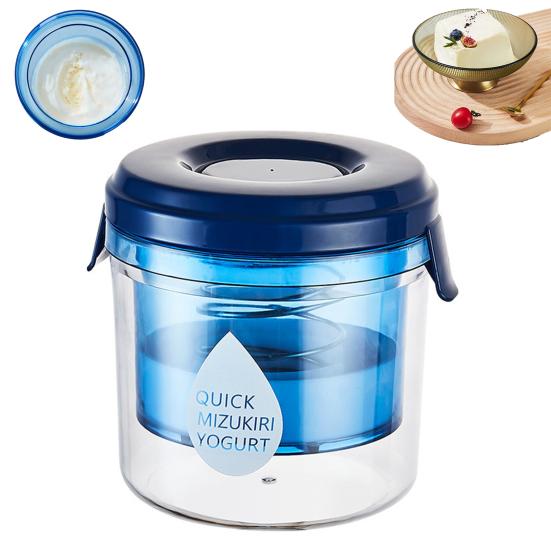 Yogurtiera Separatore di Siero di Latte Colino Portatile Grande Capacità Yogurtiera Greca con Filtro per Yogurt a Maglia Fine per Yogurt Denso e Cremoso