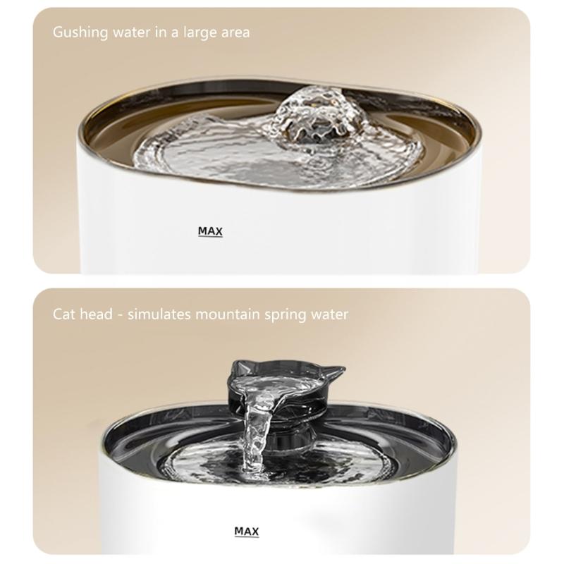 Cats Water Fountains Automatic Dogs Pet Drinking Mute Water Dispenser Large Capacity Quiet Automatic Fountains