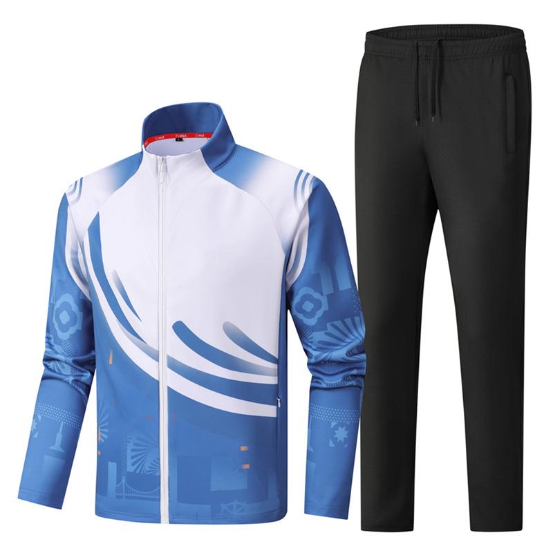 Unisex Spring & Autumn Sports Suit: Chinese Team Training & Martial Arts Uniform 6XL
