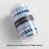 15pcs/set Braided Twisted Elastic Hair Band Cans Packaging Rubber Bands Fashion Hair Ties