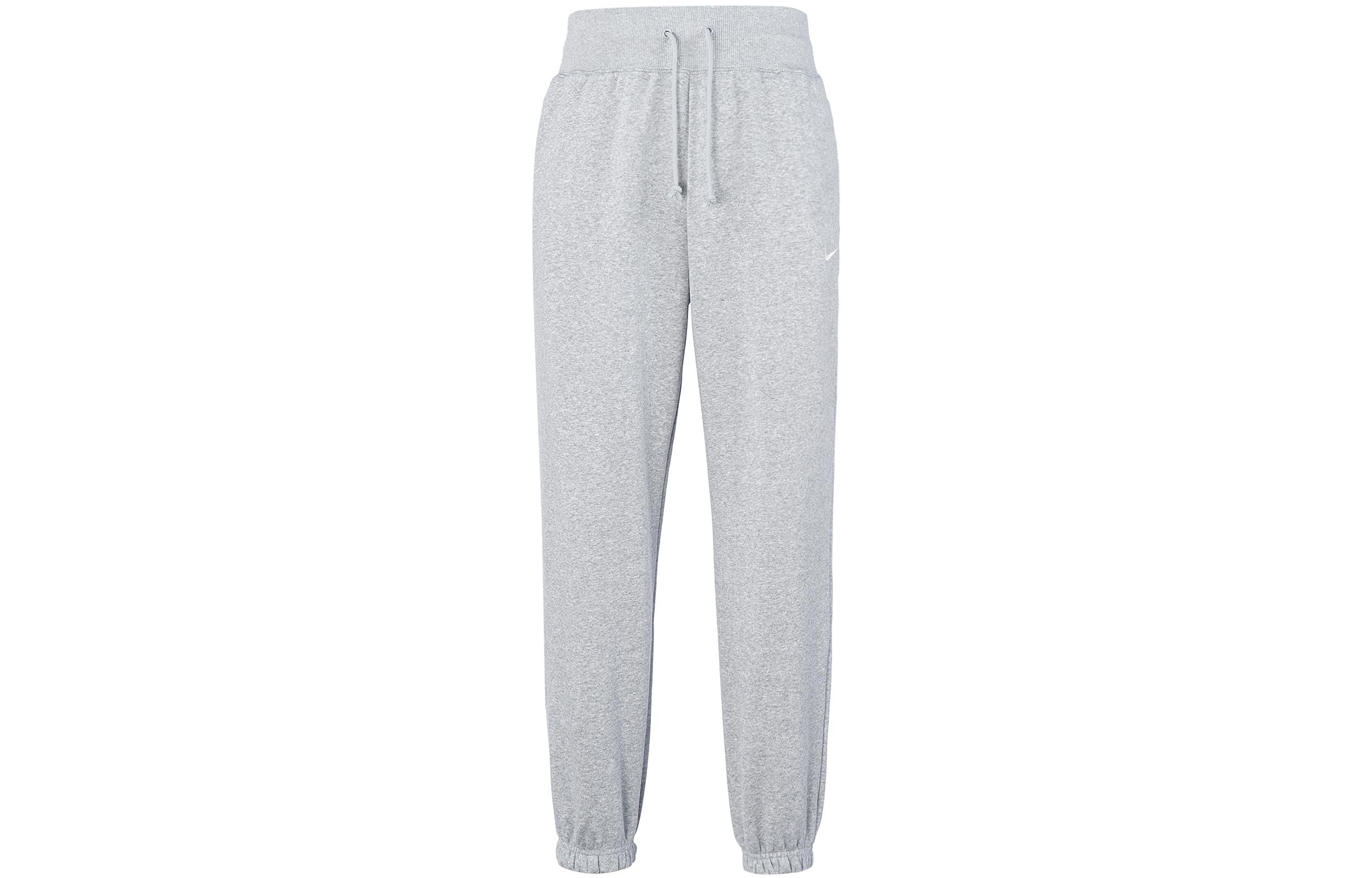 

Nike Sportswear Brand Logo Fitted Elastic Cuff Lace Up Elastic Waistband OVERSIZE Style High Waist Fleece Lined DQ5888-063 M