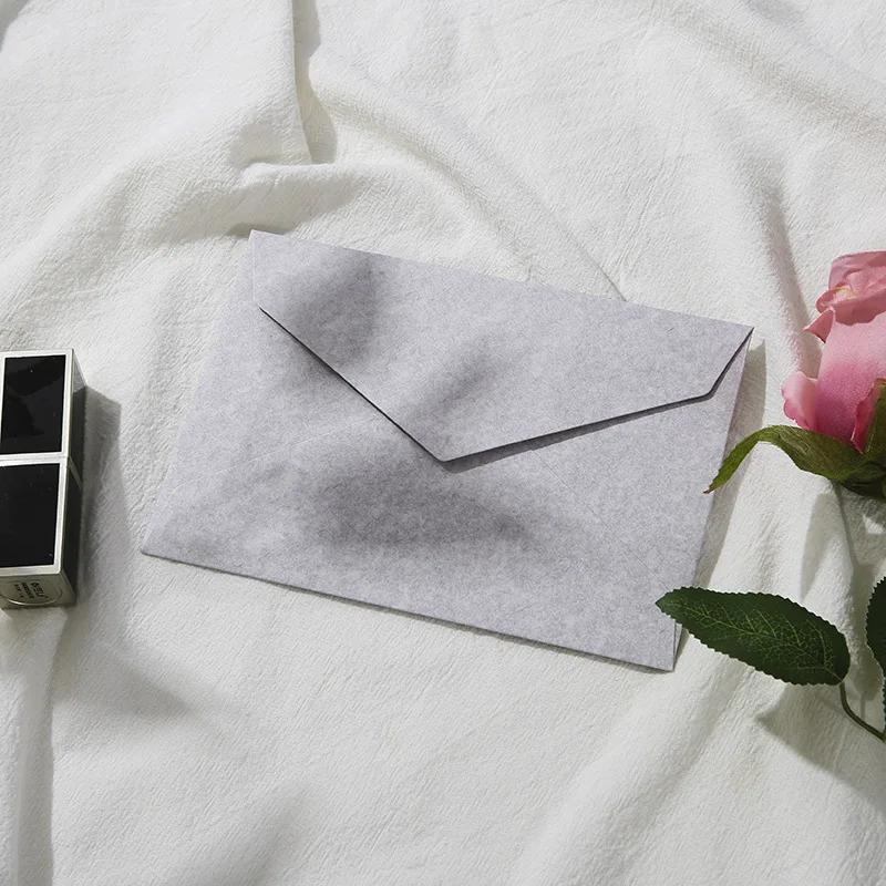 5pcs Macaron Envelopes High Grade Thick Paper Cash Envelopes Kawaii Wedding Party Invitations Cards Postcards Cover for Letters