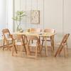 Scandinavian Padded Dining Chair - Modern Upholstered Side Chair with High Back for Kitchen, Breakfast Nook, Cafe-Style Home
