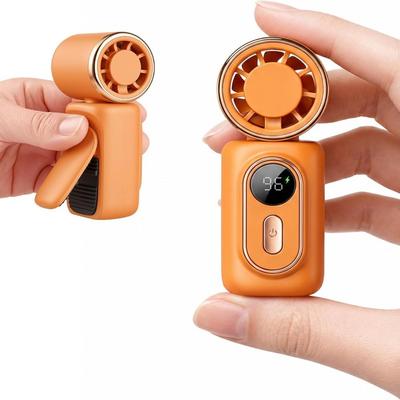 Clip-On Turbo Handheld Fans USB Rechargeable Pocket Fan Portable Mini Fan  for Travel/Beach/Concert