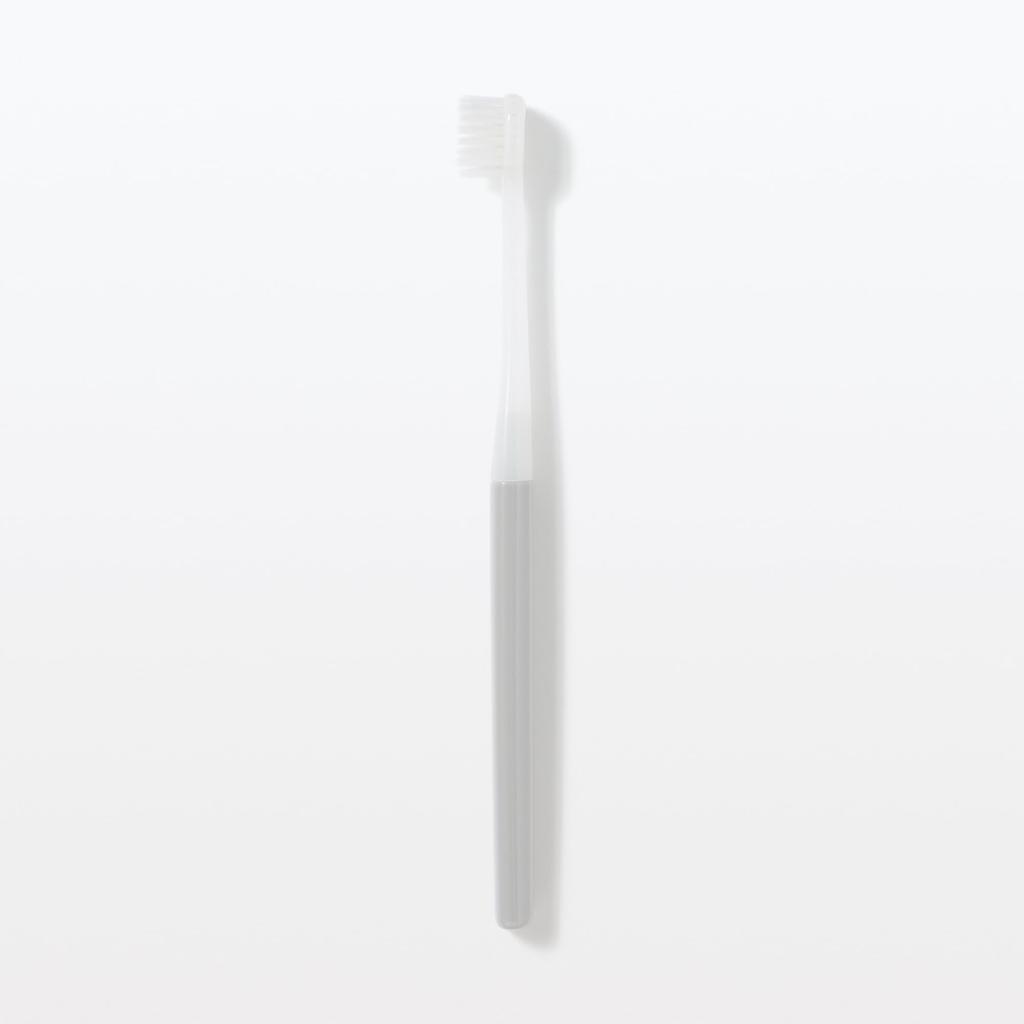 MUJI Replaceable Head Wide Total Length OAM20A3S Toothbrush, Head, Gray, 184mm, Soft,
