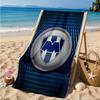 Monter-rey Football Crest Art Printed Microfiber Beach Towel, Soft And Absorbent, Quick-Dry, Ideal for Summer Travel, Beach Essential, Swimming Pool