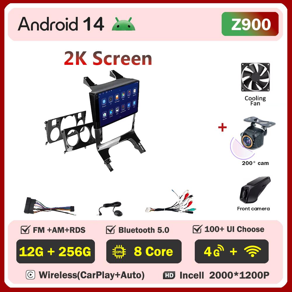 Android 14 For Peugeot 3008 5008 AT MT 2009 -2015 Car Radio Carplay GPS Navigation Android Auto 5G Wifi DVD Stereo Screen RDS