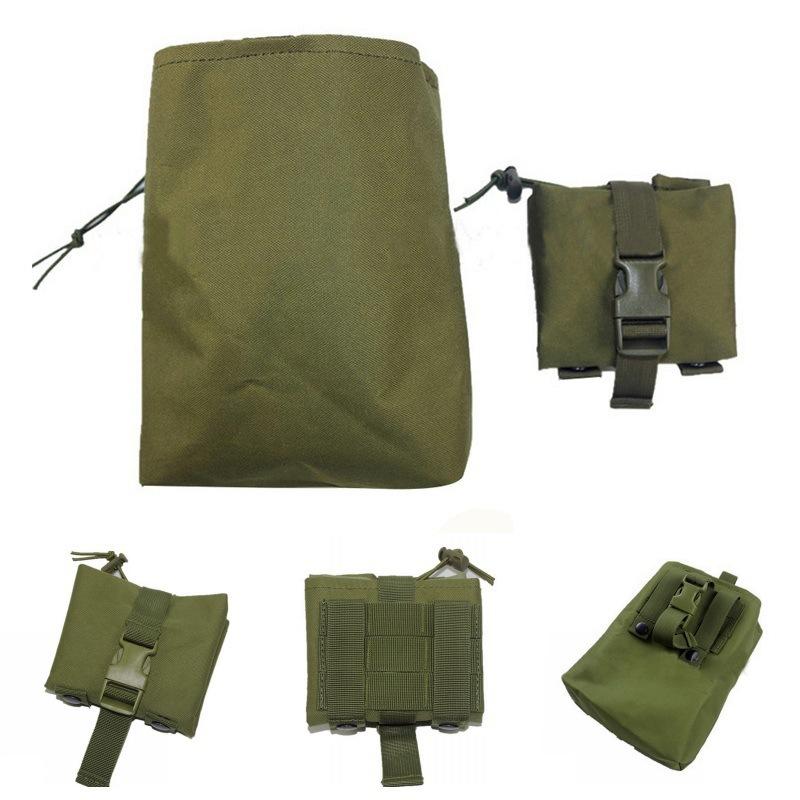 Nueva Bolsa Táctica Plegable Molle para Recogida de Cargadores Accesorios para Acampada al Aire Libre Caza EDC Funda Plegable para Recuperación de Cargadores Bolso de Cintura