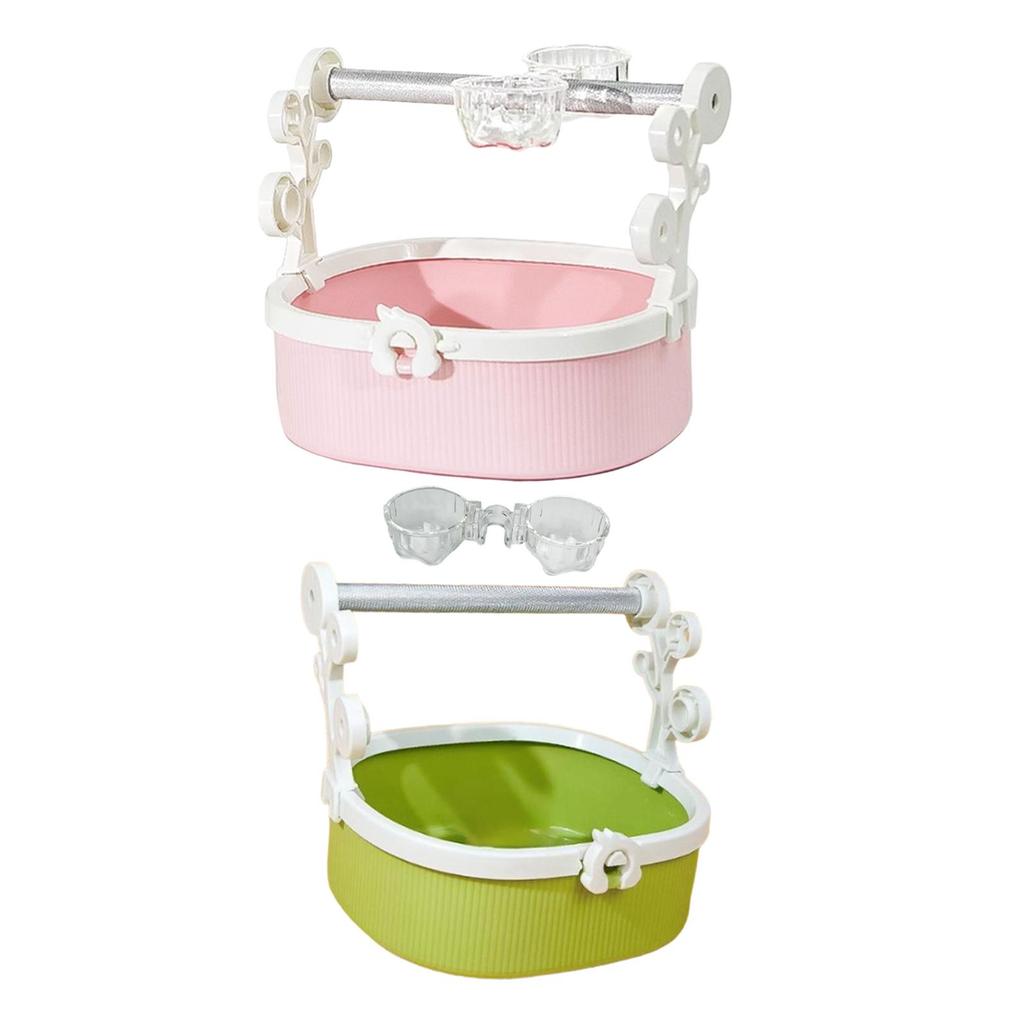 Bird Perch Stand Training Activity Toy Removable Parrots Exercise for Small Medium Parrot Cockatiels Budgie Conures Lovebirds