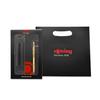 [Rotring] Sharp Pencil 0.5mm 600 Gold Gift Box with Pen Pouch & Notebook, Shopper Included