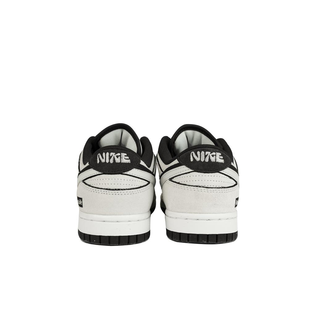 Nike Dunk Slip Resistant Abrasion Resistant Low Top Skateboard Shoes Unisex Light Gray HV1800-101(Team-)-Random Packaging Bags