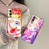 Sakura Uta Cure Idol Matte Mobile Phone Case for VIVO Y77 76 75 74 73 72 58 56 55 51 50 38 36 Y19 Y18 Y03 Y01 5G Colorful Cover