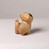 Cypress Wood Carved Cat Ornament - Cute, Portable, and Perfect for Displays or Live Streaming