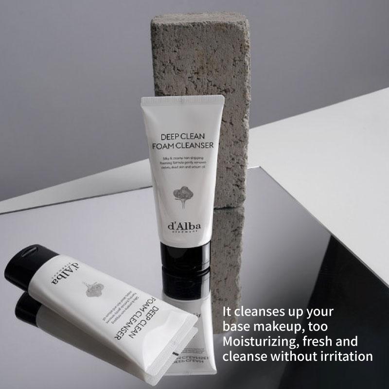 d'Alba Deep Clean Foam Cleanser 80m Cleansing Foam Pore Sebum Waste Blackhead