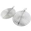 Les Trésors De Lily [N1114] - Designer Earrings 'Choreography' Gray (geometric)