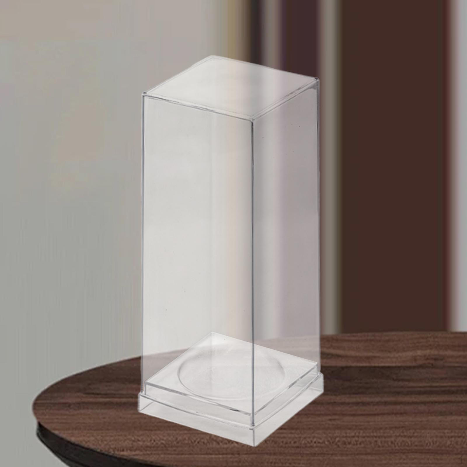 

Прозрачная витрина для ликера Пылезащитный ящик для хранения бутылок Защита для дня рождения S