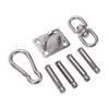 Stainless Steel Ceiling Hammock Hanging Kit 551lb Capacity Suspension Hook Hanger for Yoga Hammock Swings