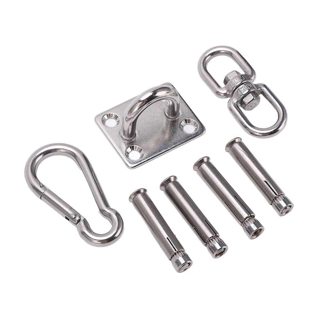 Stainless Steel Ceiling Hammock Hanging Kit 551lb Capacity Suspension Hook Hanger for Yoga Hammock Swings