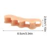 1 Pair 5 Hole Correct Toes Spacers Foot Corrector Big Toe Separators Reusable All Shoe Divider for Women Men Elderly Gym Yoga