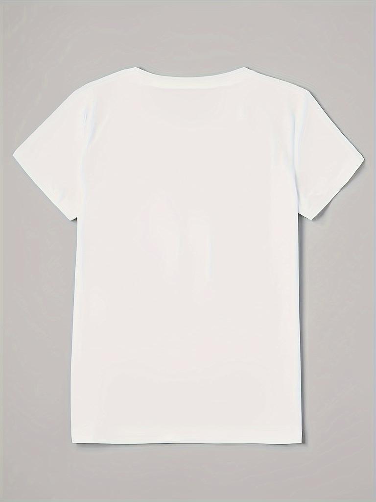 Buntes abstraktes Giraffen-Damen-T-Shirt - Lebhaft gemustertes Grafik-Design, Künstlerischer Tierprint für lässige Alltagskleidung