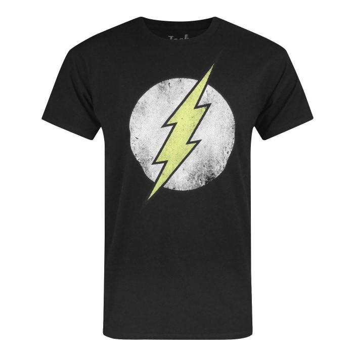 Jack Of All Trades Mens Distressed Dot Logo Flash T-Shirt XXL noir