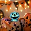 Pumpkin Shaped Toys Halloween Stress Relief Toy Glitter Man Squeeze Tactile SensoryToy Clear Sensory Fidget Toy for Holiday Party Favors