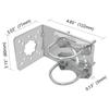 Satellite Mounting Kit Wall Mount for Starlink Gen 2 L Mount Bracket Mount Bracket for Eave Roof Wall Installation