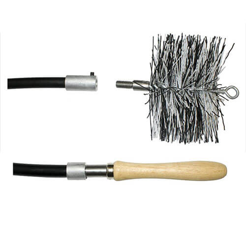 FireUp Flexi Flue Brush Kit (6" X 12")