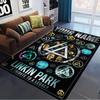 Name Custom Band Logo Linkin-Park Carpet Rug for Living Room Bedroom Home Sofa Decoration,Kids play Non-slip Floor Mat
